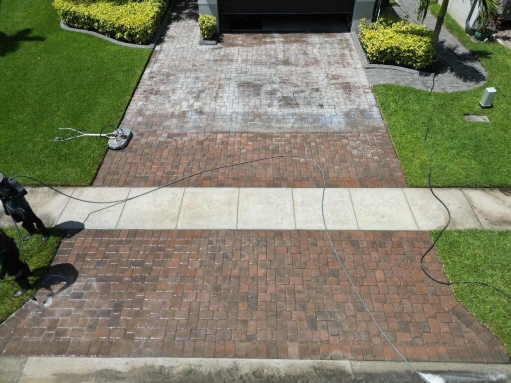 Paver Cleaning Stripping Sealing Tradition Port St Lucie 098