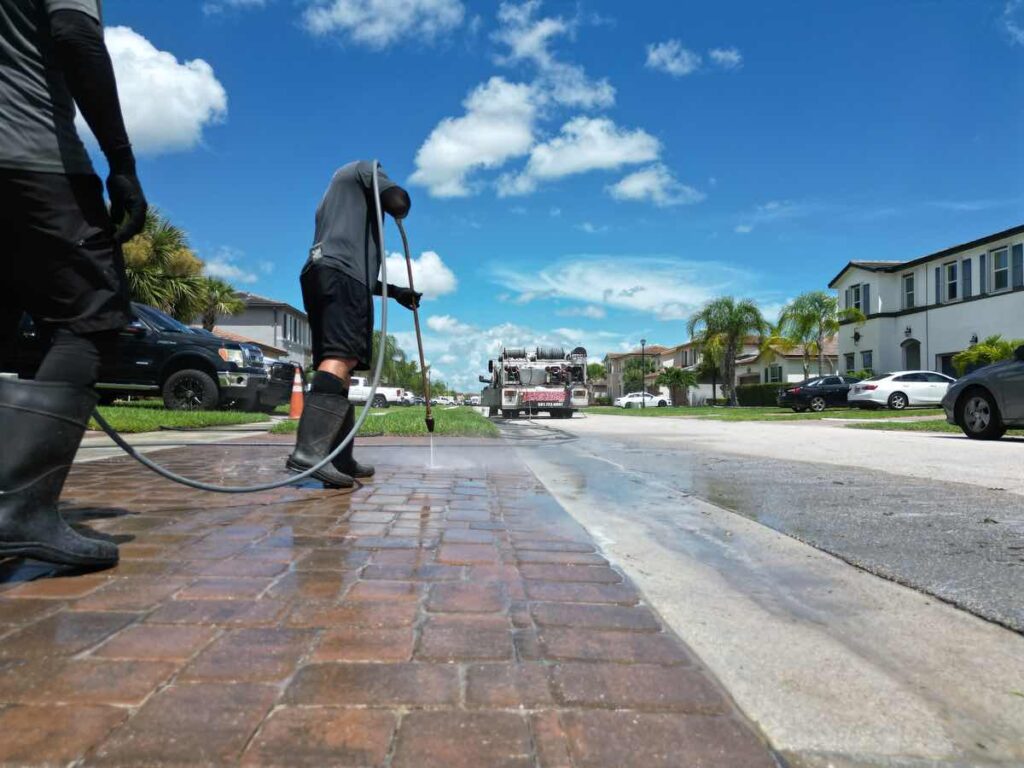 Paver Cleaning Stripping Sealing Tradition Port St Lucie 103
