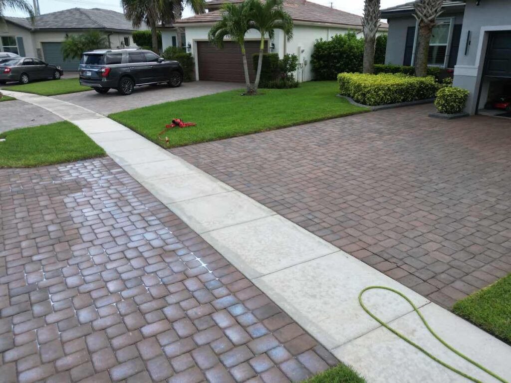 Paver Cleaning Stripping Sealing Tradition Port St Lucie 110